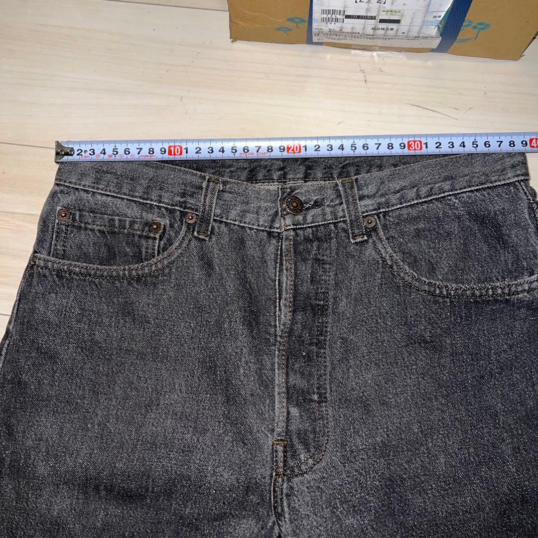 き*ん様 80' Levi's 501 USA製 先染め ブラック W32 L3