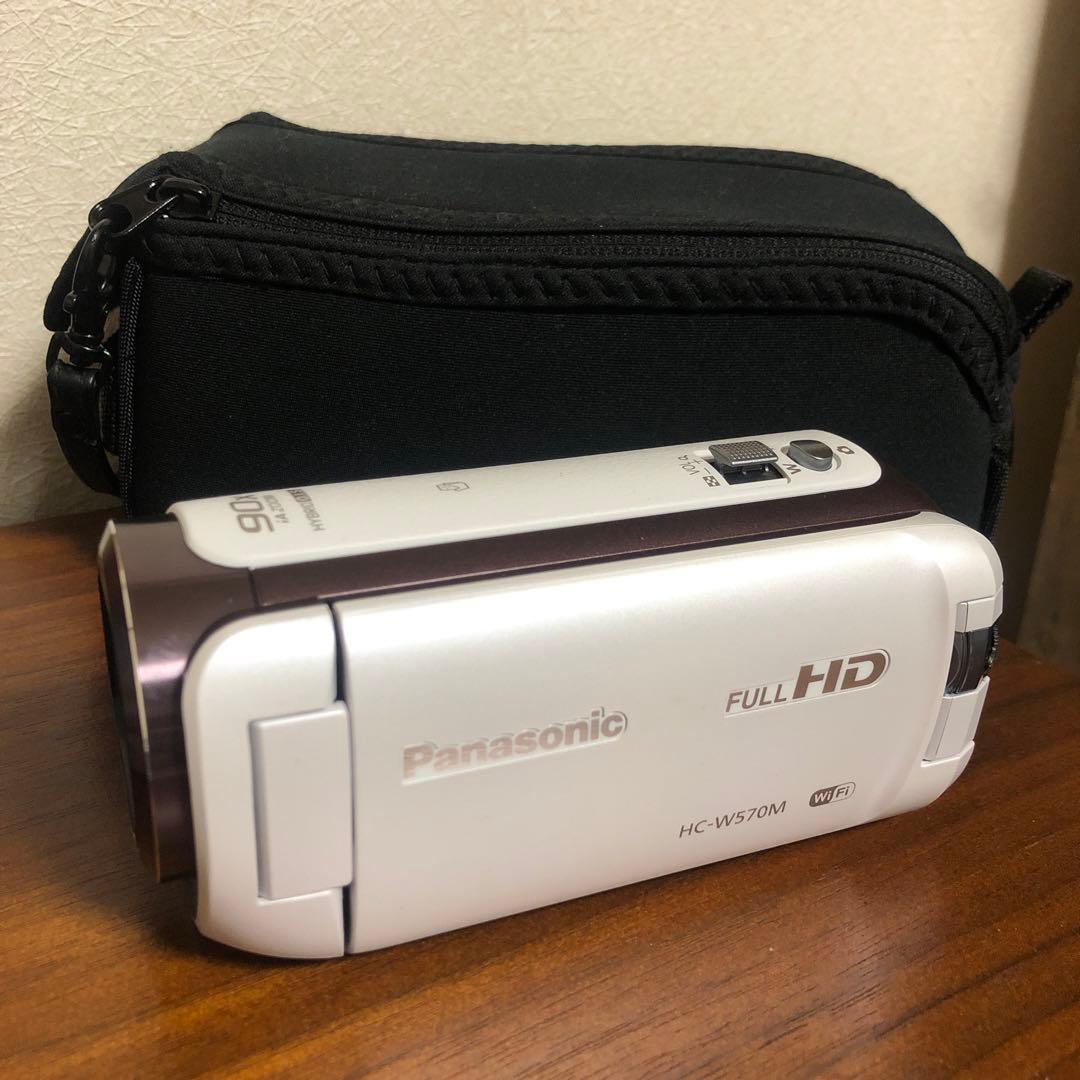 美品 Panasonic HC-W570M Wi-Fi内蔵 ビデオカメラ