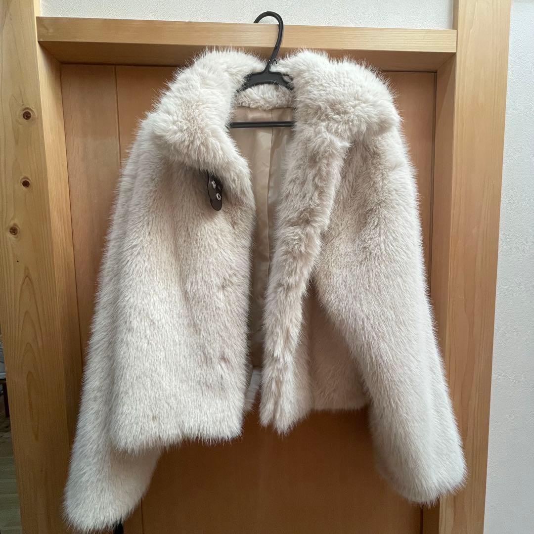 mellowneon 2wayベルトファーコート