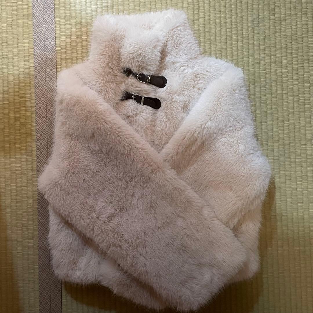 mellowneon 2wayベルトファーコート