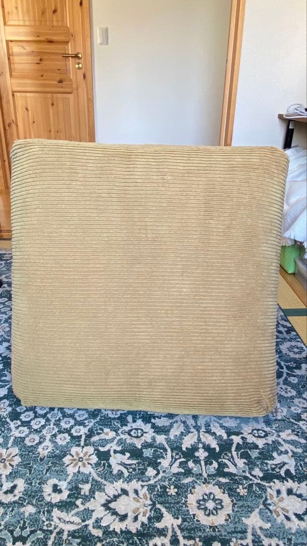 リセノ　フォルク folk オットマン　12cm ブラウン×キャメル