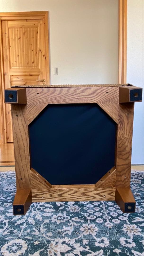 リセノ　フォルク folk オットマン　12cm ブラウン×キャメル