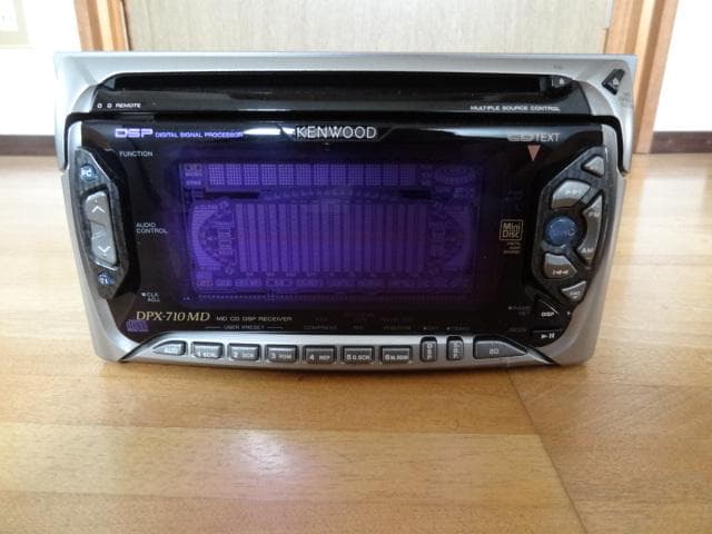 KENWOOD DPX-710 MD カーオーディオ 簡易確認
