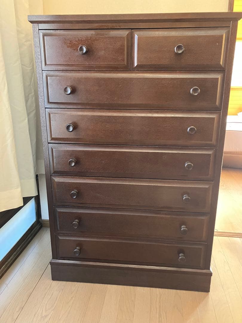 全国家具工業連合会 タンス チェスト 日本 ヴィンテージ 昭和 天然木 カリモク