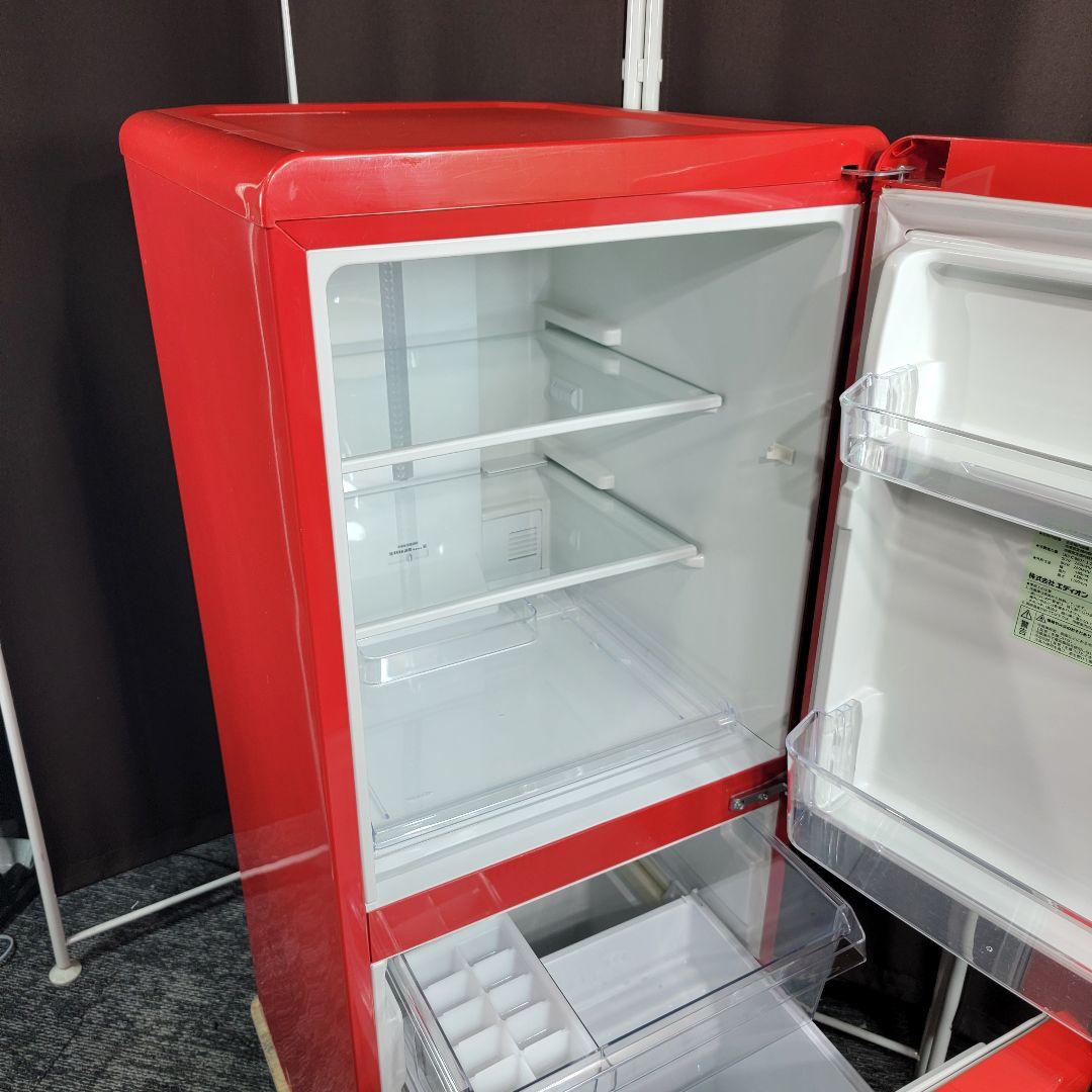 8874送料無料！レトロデザイン！eangle 2ドア 冷蔵庫