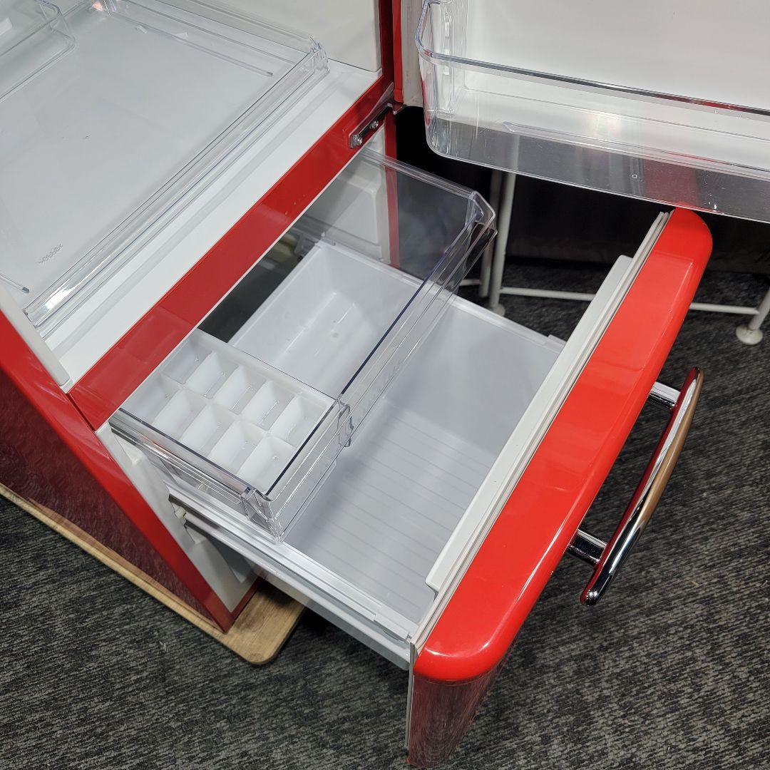 8874送料無料！レトロデザイン！eangle 2ドア 冷蔵庫