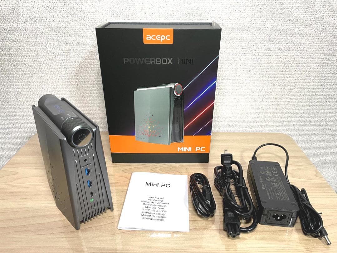 使用短め acepc POWERBOX MINI／Ryzen 7 5700U