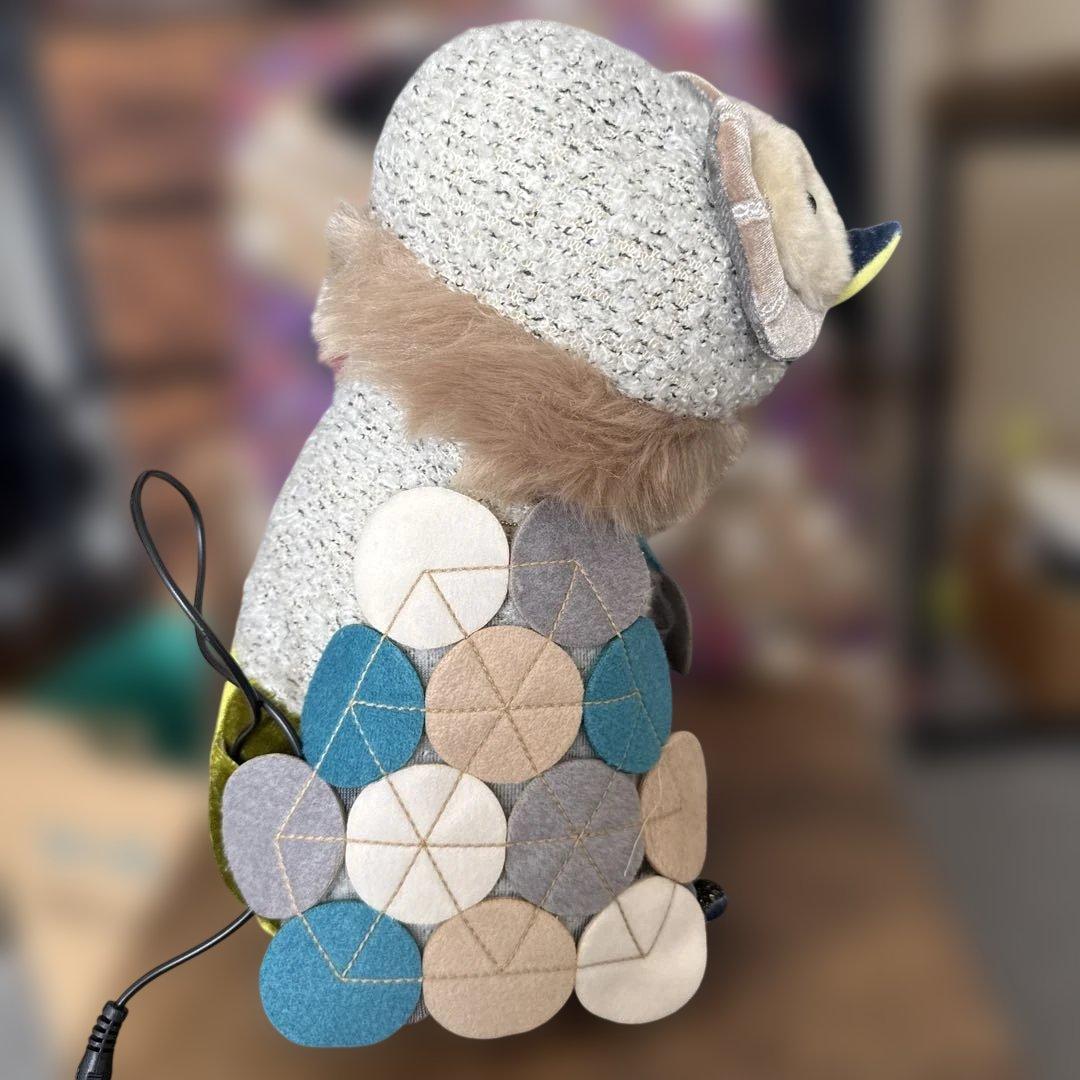 クチパクアニマルスピーカーオウル ぬいぐるみ フクロウ　入江優子（IRIIRI）