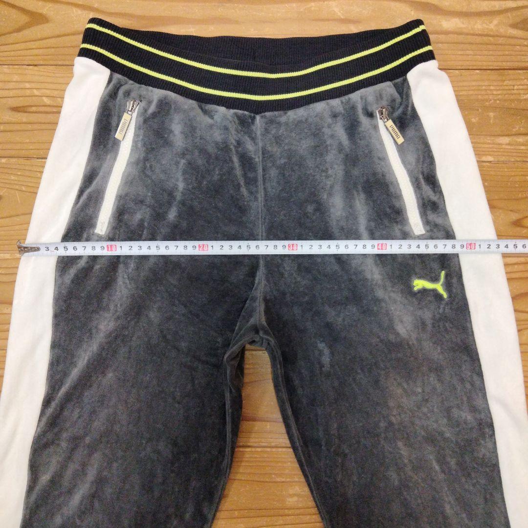 PUMA ベロア ジャージセットアップ Lサイズ グレー