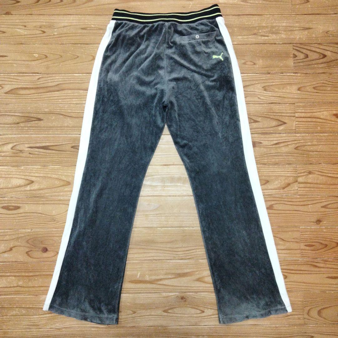 PUMA ベロア ジャージセットアップ Lサイズ グレー