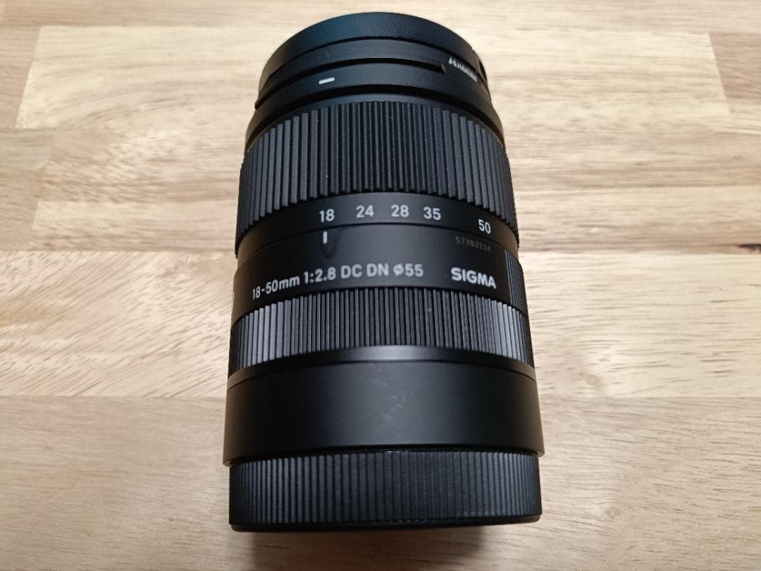 SIGMA 18-50mm F2.8 DC DN（Eマウント） フィルター付