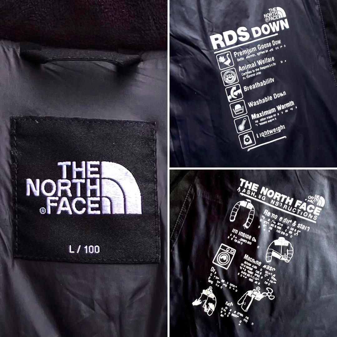 L ザ ノースフェイス ダウンジャケット 黒 ダウンパーカ ダウンDRYVENT