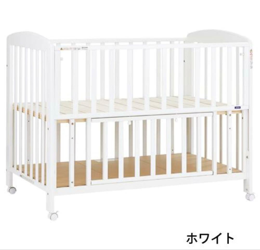 KATOJI ベビーベッド ホワイト 70×120サイズ