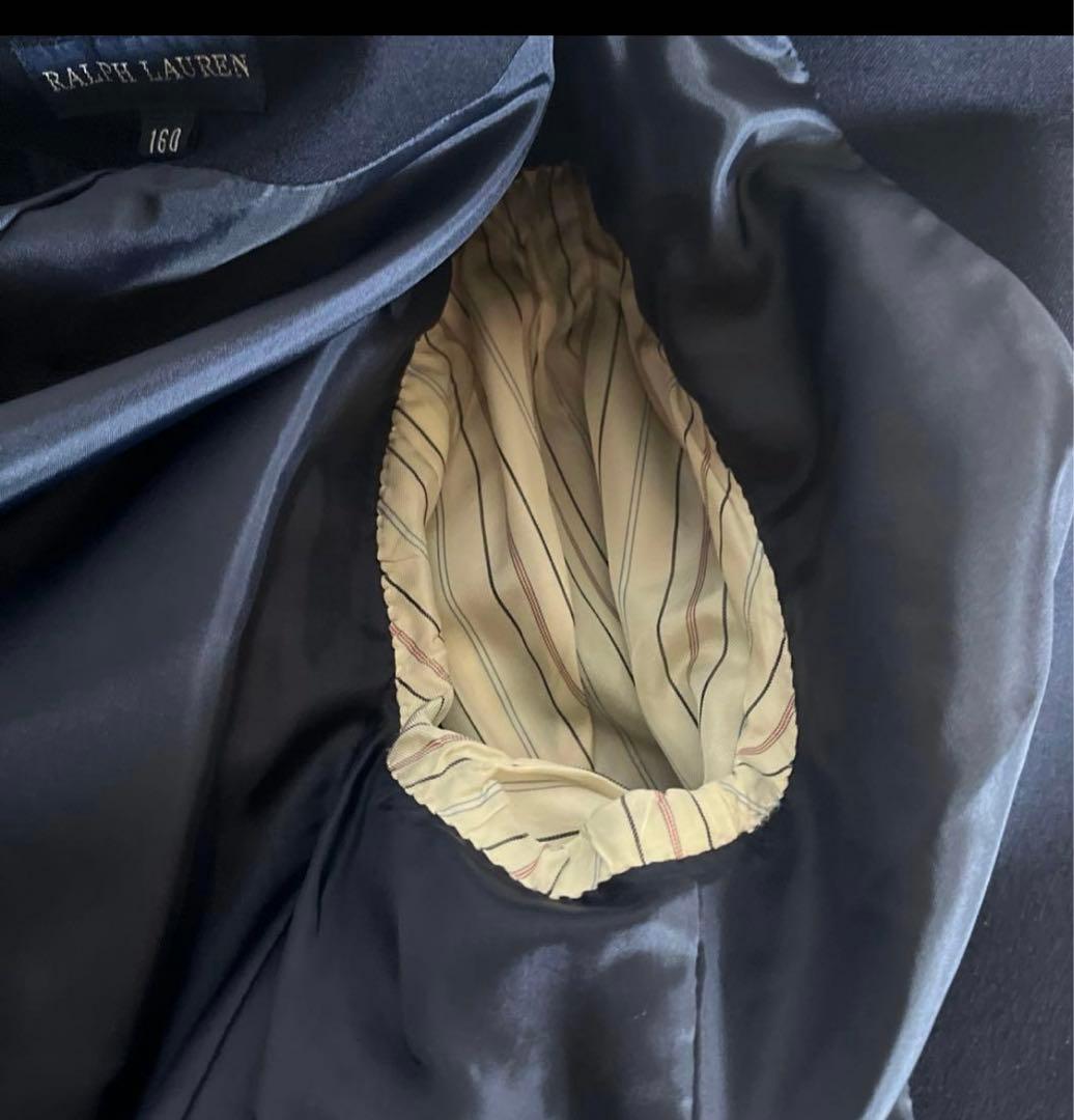 美品　ラルフローレン　ブレザー＆スカートセット　160 ネイビー　卒業式　受験