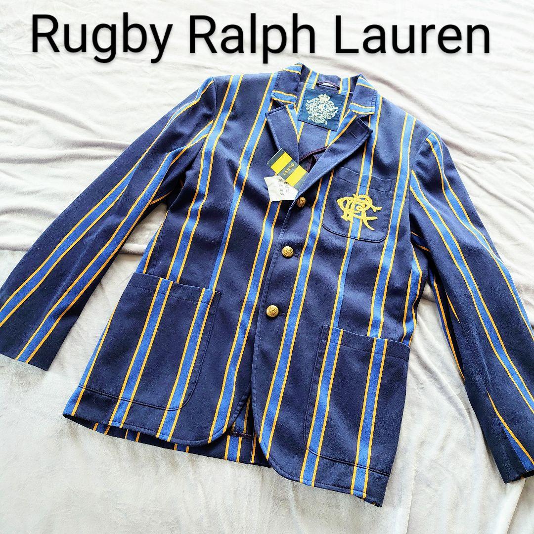 新品、未使用 ラグビーラルフローレン スクールジャケット 紺ブレザー M
