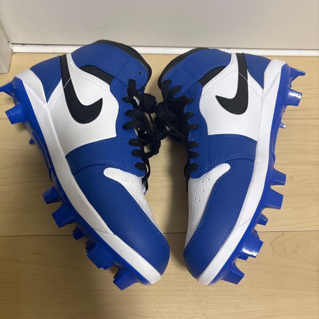 【新品】【日本未発売】ジョーダン1レトロの野球・アメフトスパイク！