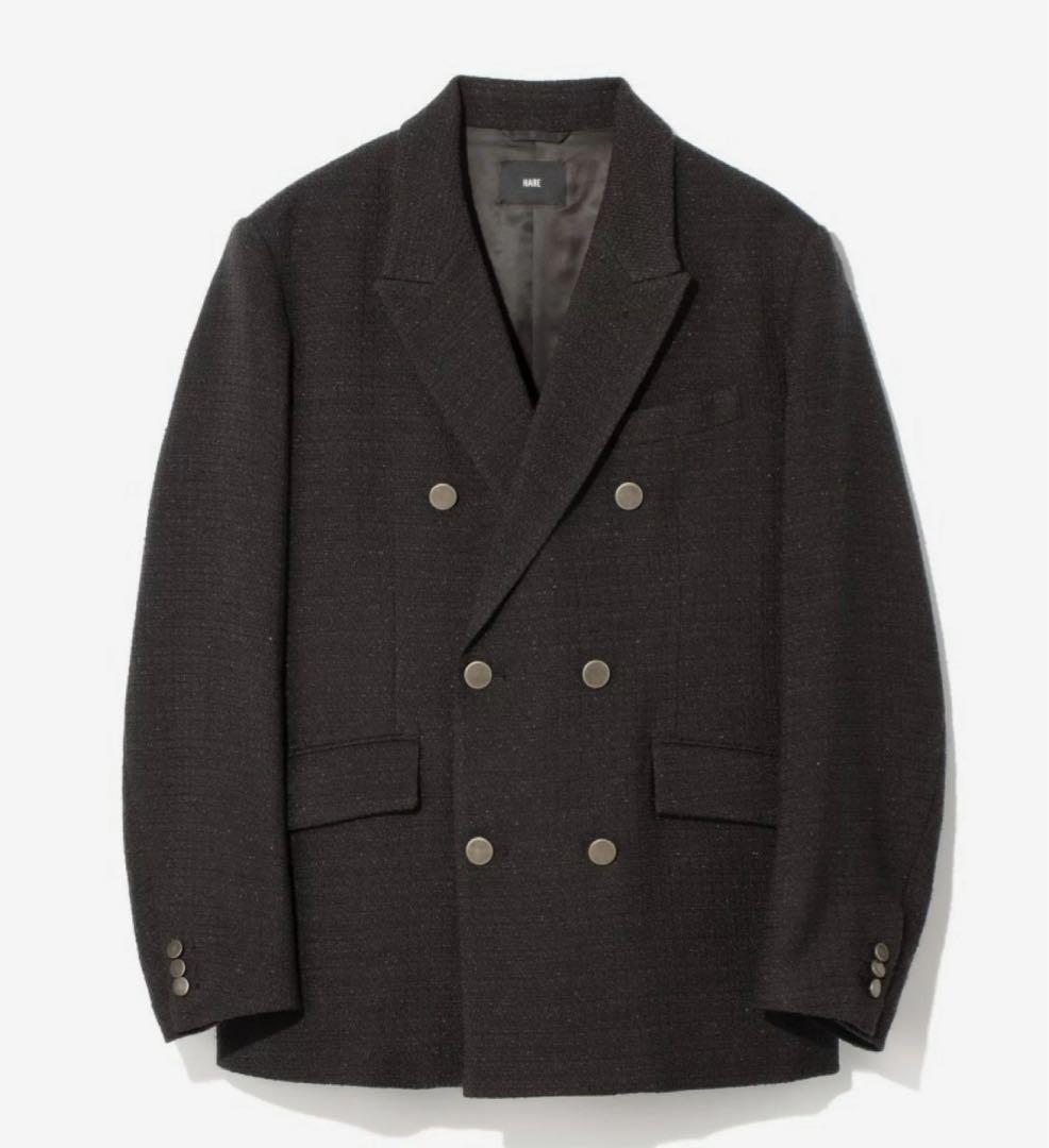 HARE ラメツイードジャケット/ワイドトラウザー set up 販売 美品