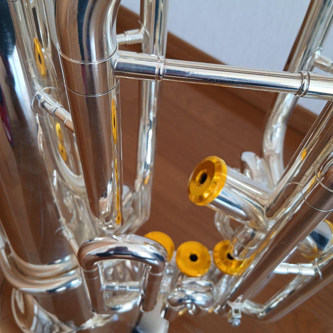 PLAYTECH ユーフォニアム 4ピストン(サイドアクション) 銀メッキ仕上げ