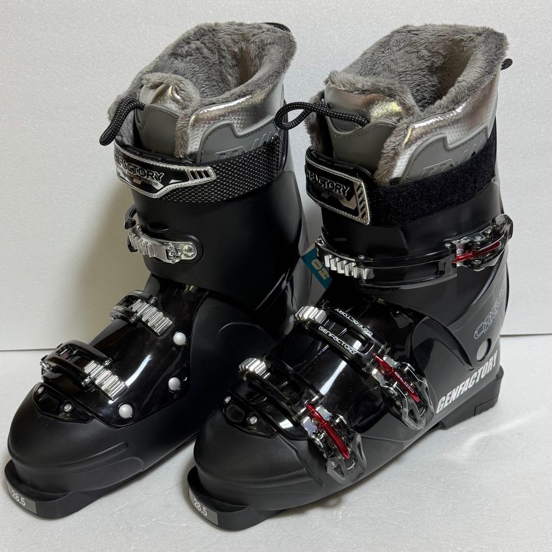 28.5CM 未使用GENFACTORY CARVE5 スキー ブーツ 黒色