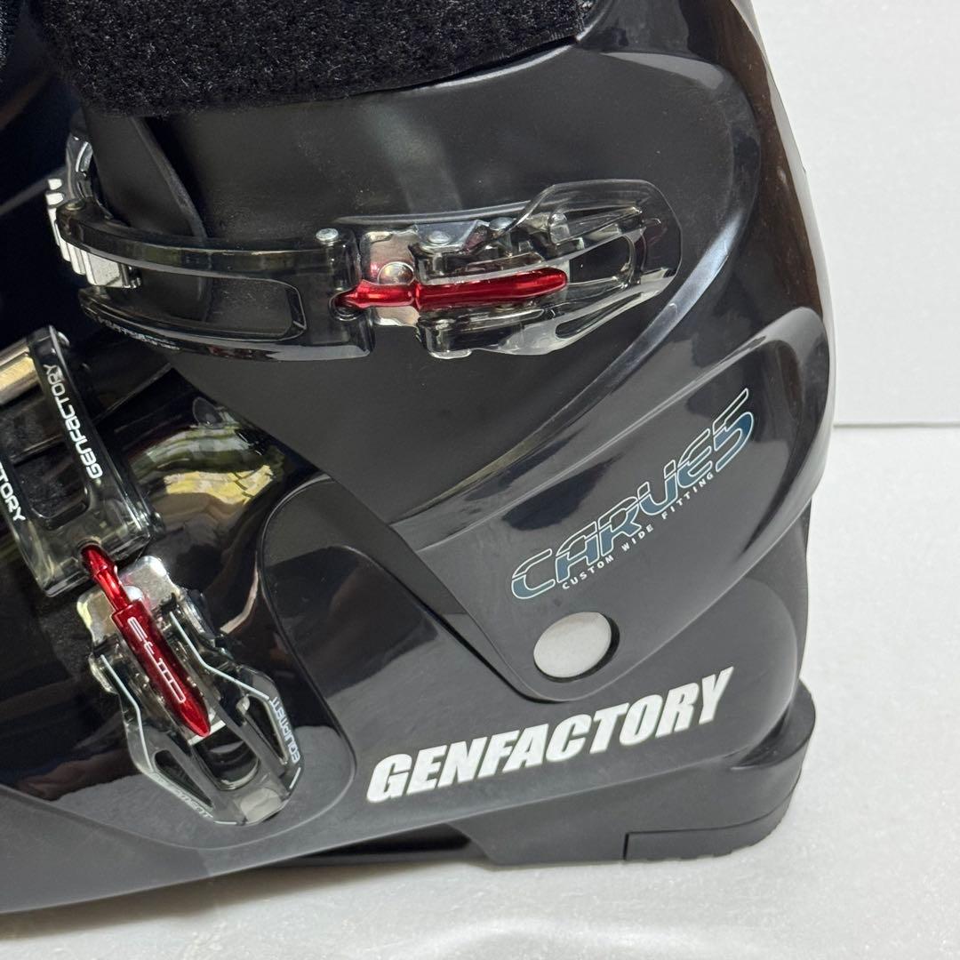 28.5CM 未使用GENFACTORY CARVE5 スキー ブーツ 黒色