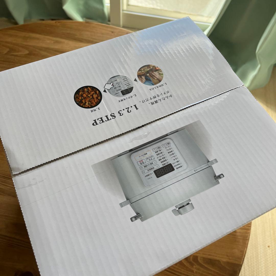 新品未開封　IRIS OHYAMA 電気圧力鍋 PC-MA2-W 2.2L