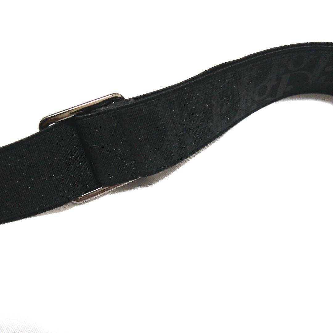 超希少　Christiandior　ナイロン　伸縮ベルト　ロゴ　オブリーク