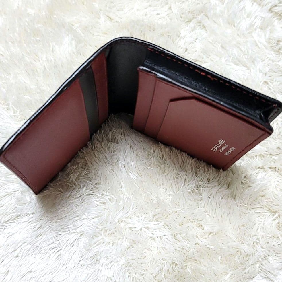 未使用 ブラックレーベルクレストブリッジ カードケース 名刺入れ レザー 黒