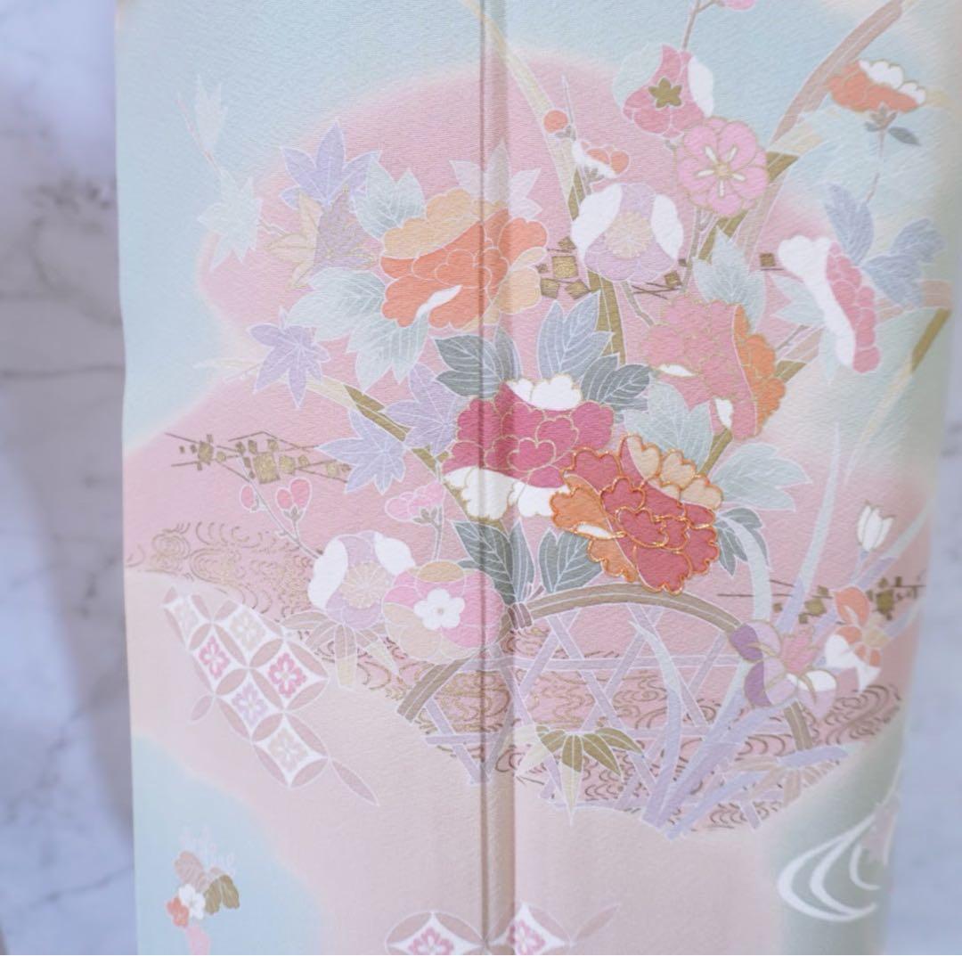 訪問着 フルセットa478七五三　入学式　お宮参り　結婚式