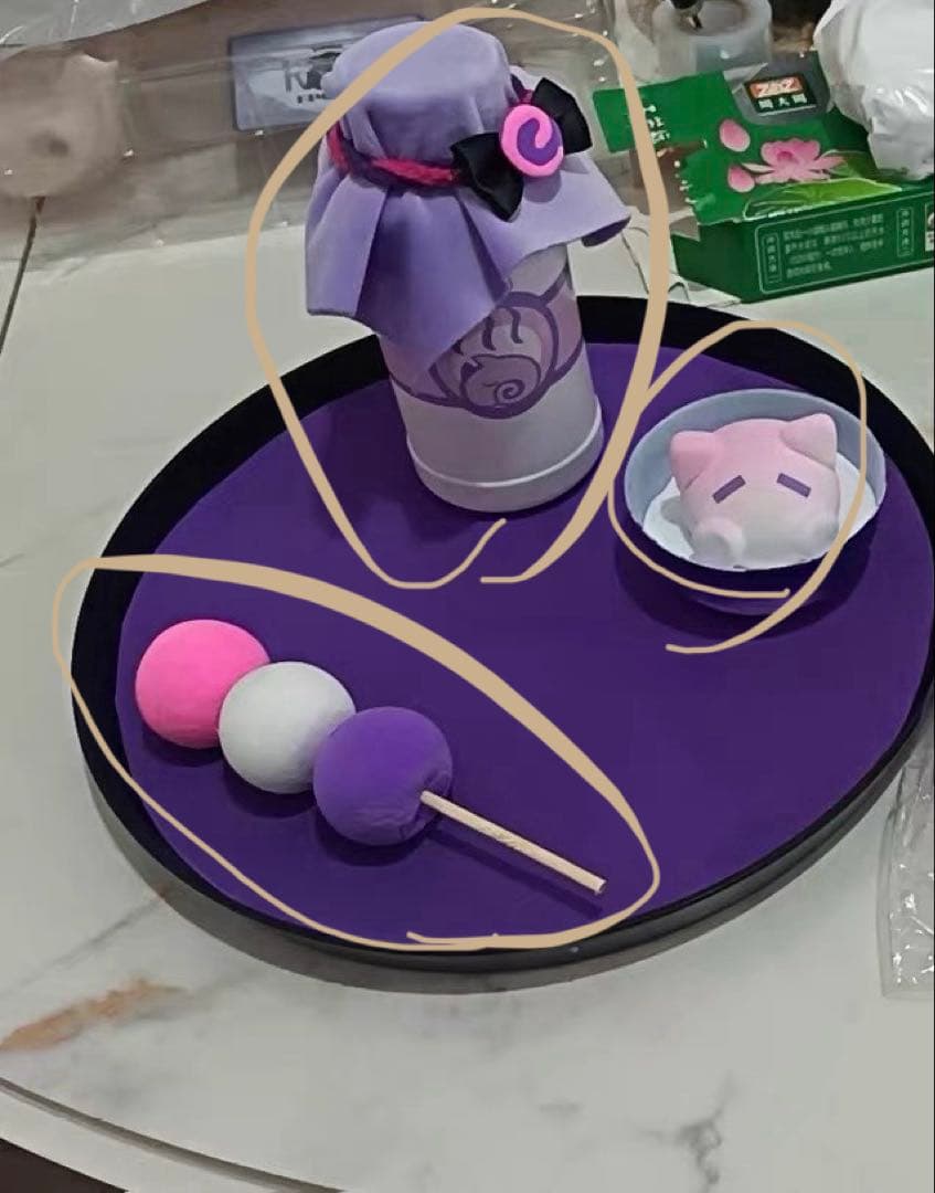 【ウェッグ、道具付き】原神　夢見月瑞希　コスプレ　Lサイズ　靴24.5cm