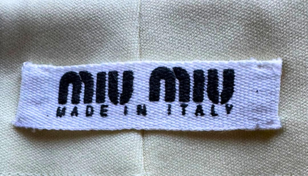 Miu Miu ミュウミュウ Y2K ベルクロストラップ ベルト ショートパンツ