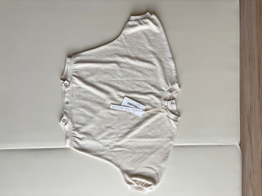 ロンパース・カバーオール EARTH THE ARCHIVE Baby Sweatsuit / Ecru
