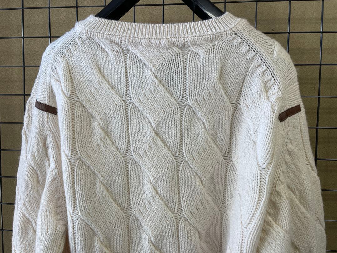 THE INOUE BROTHERS ロイヤルアルパカ ケーブル編み ニット