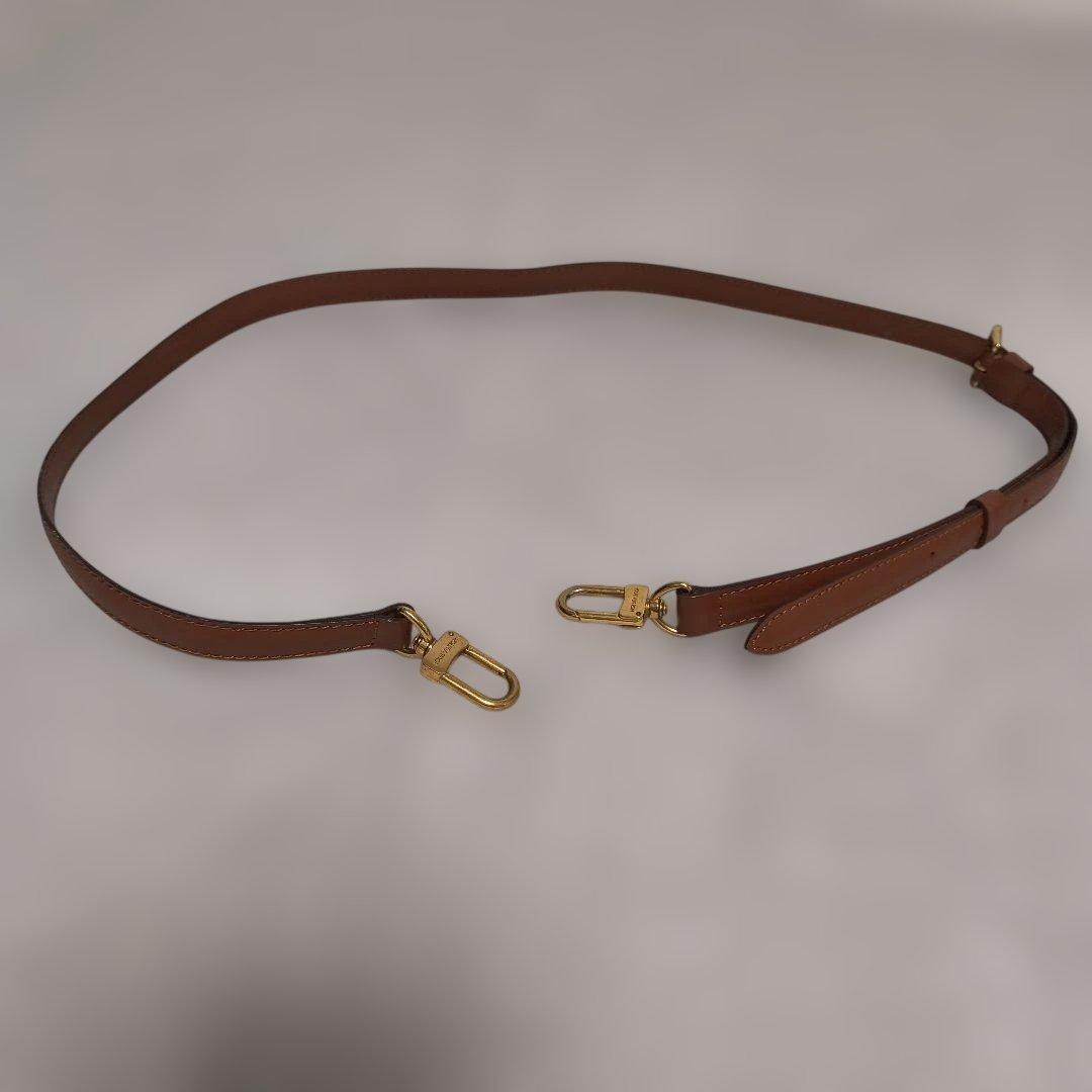 caamr ルイ・ヴィトン　ブラウンレザー ストラップ ゴールド金具