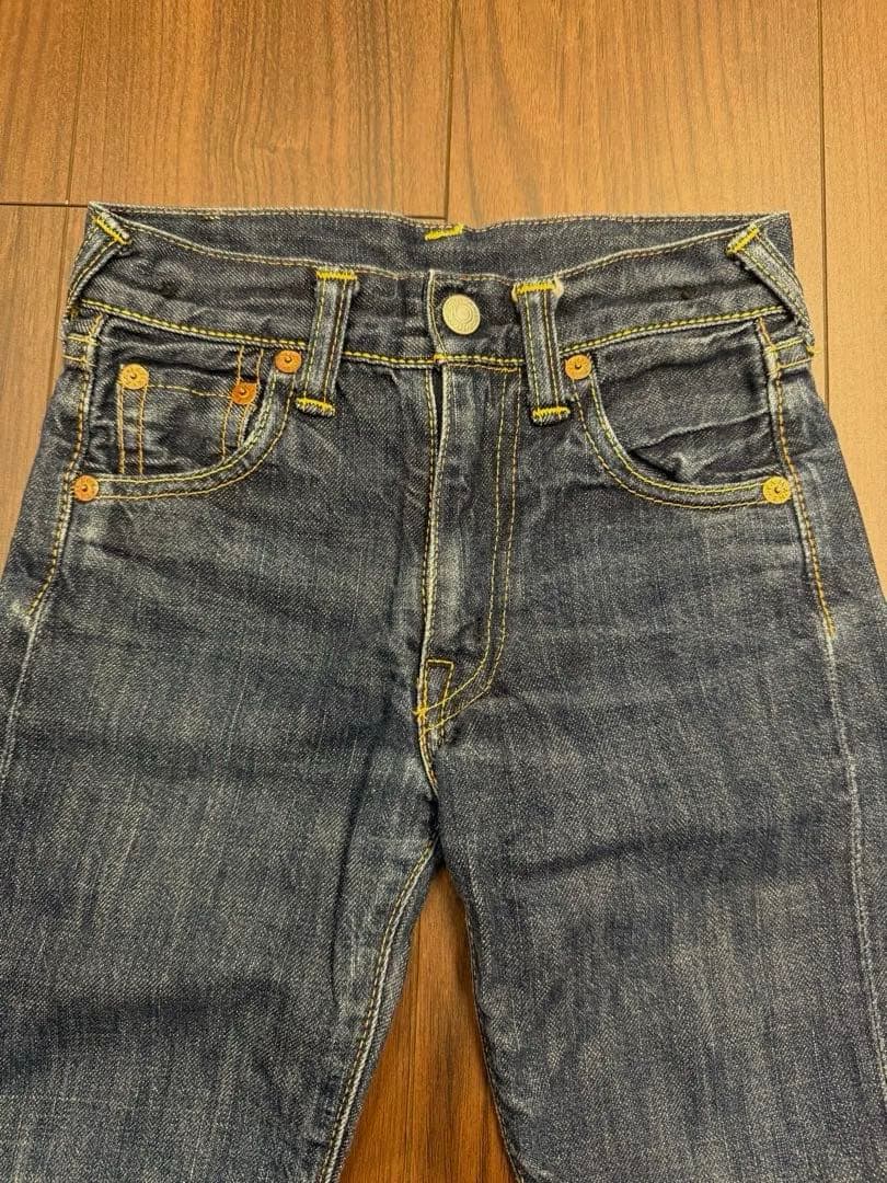 【ヴィンテージ】evisu ハローキティコラボデニム 100〜110cm