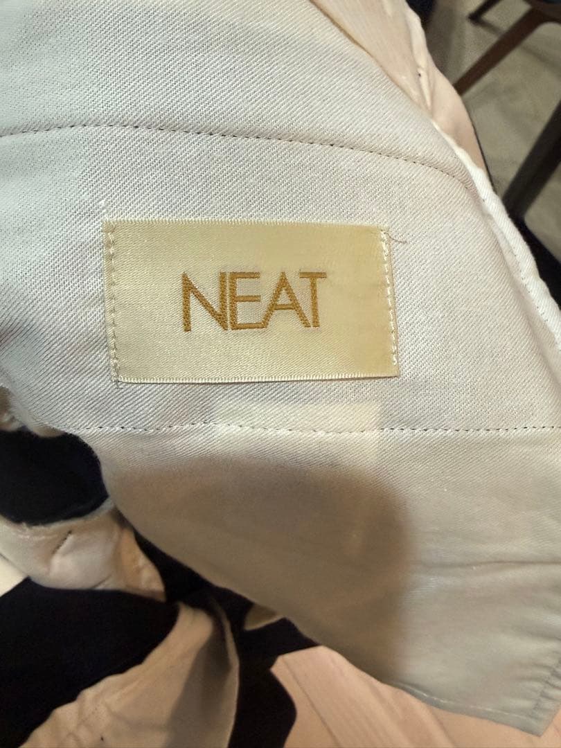 NEAT ニート　Cotton Twill Wide ネイビー　50