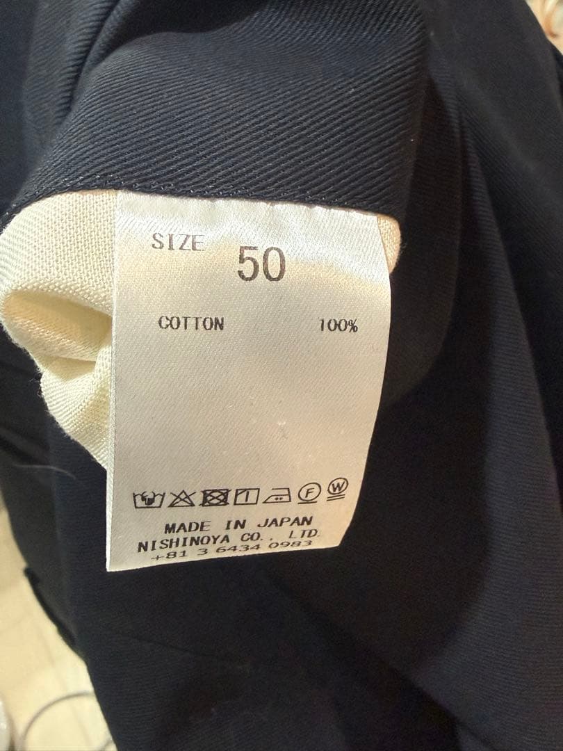 NEAT ニート　Cotton Twill Wide ネイビー　50