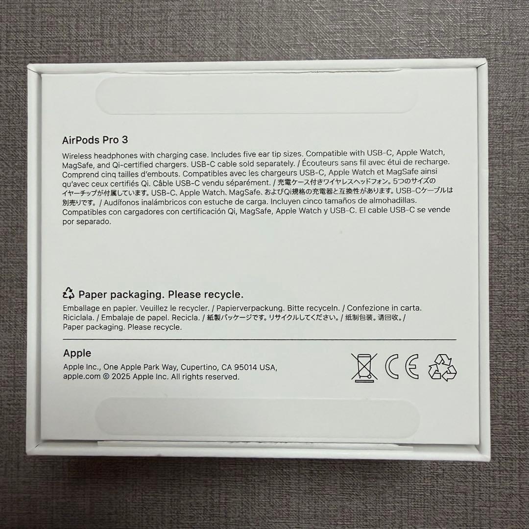 AirPods Pro 3 Apple care+付き