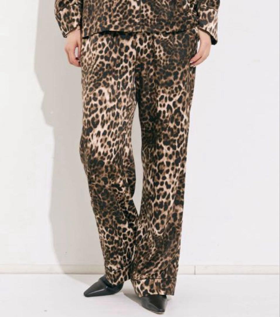 パンツ L'Appartement Leopard Pajama Pants