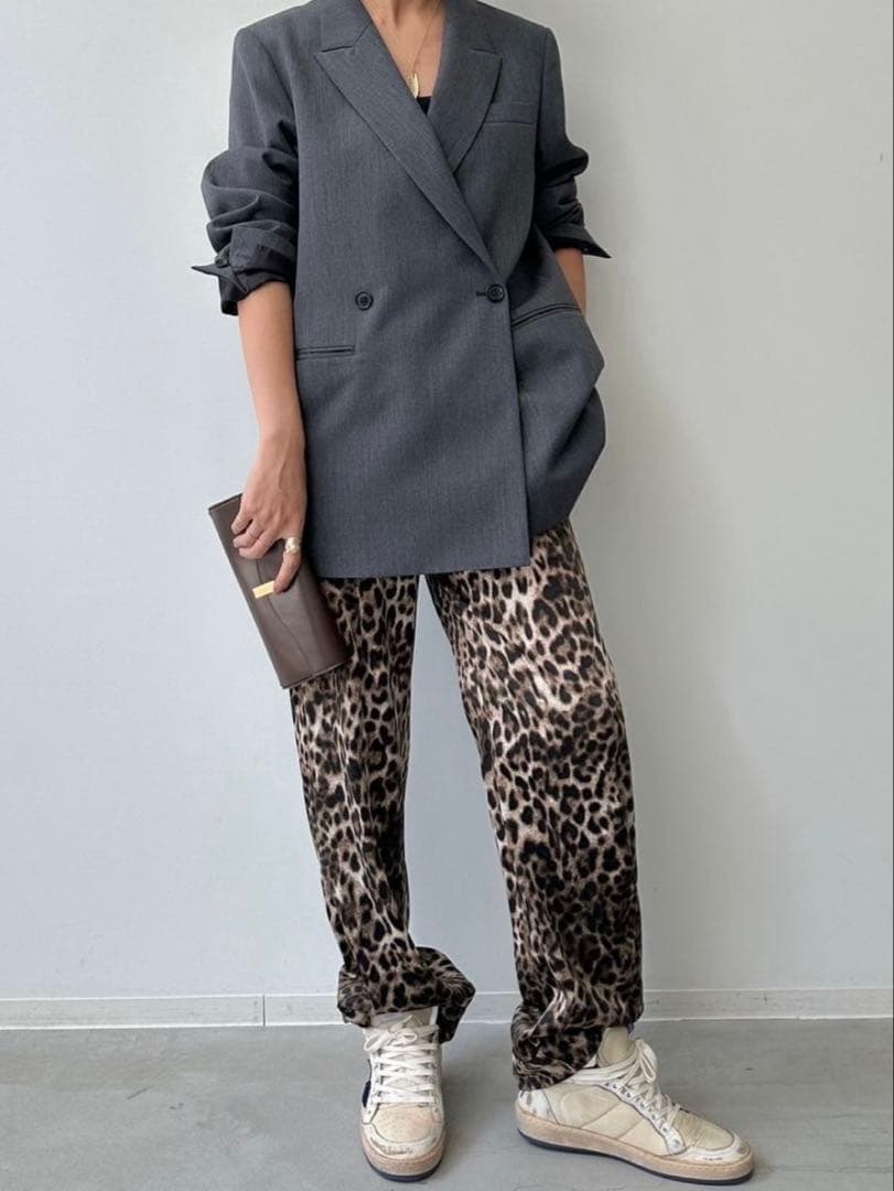 パンツ L'Appartement Leopard Pajama Pants