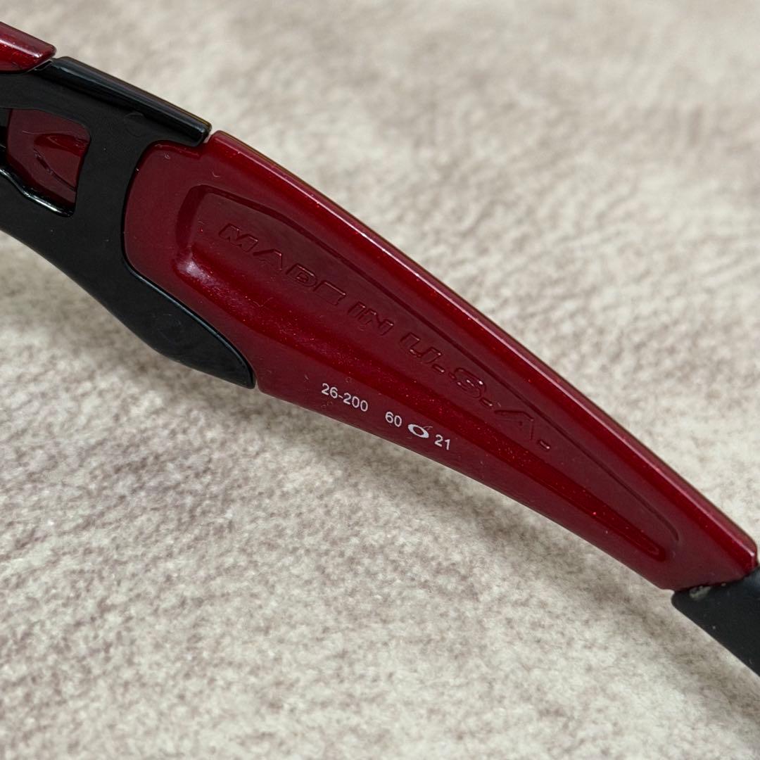 【美品】OAKLEY（オークリー）　赤　サングラス