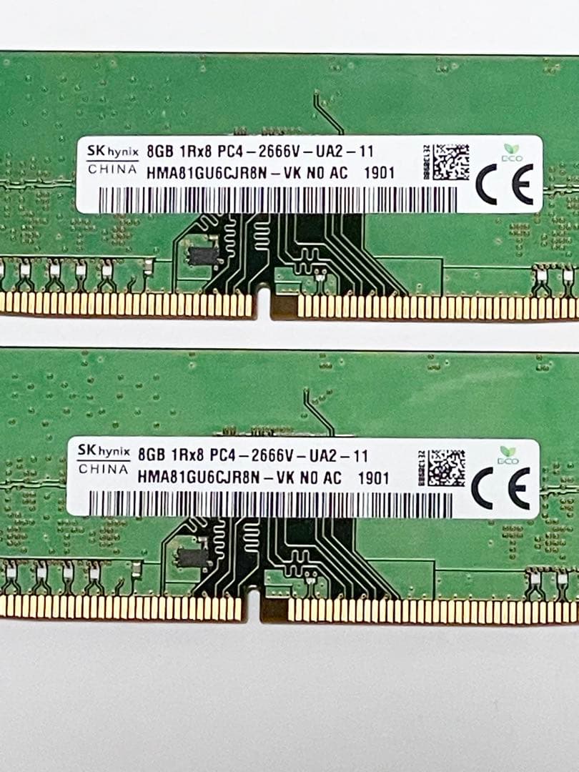 SK Hynix PC4-2666V 8GB メモリ 8×2(16GB)