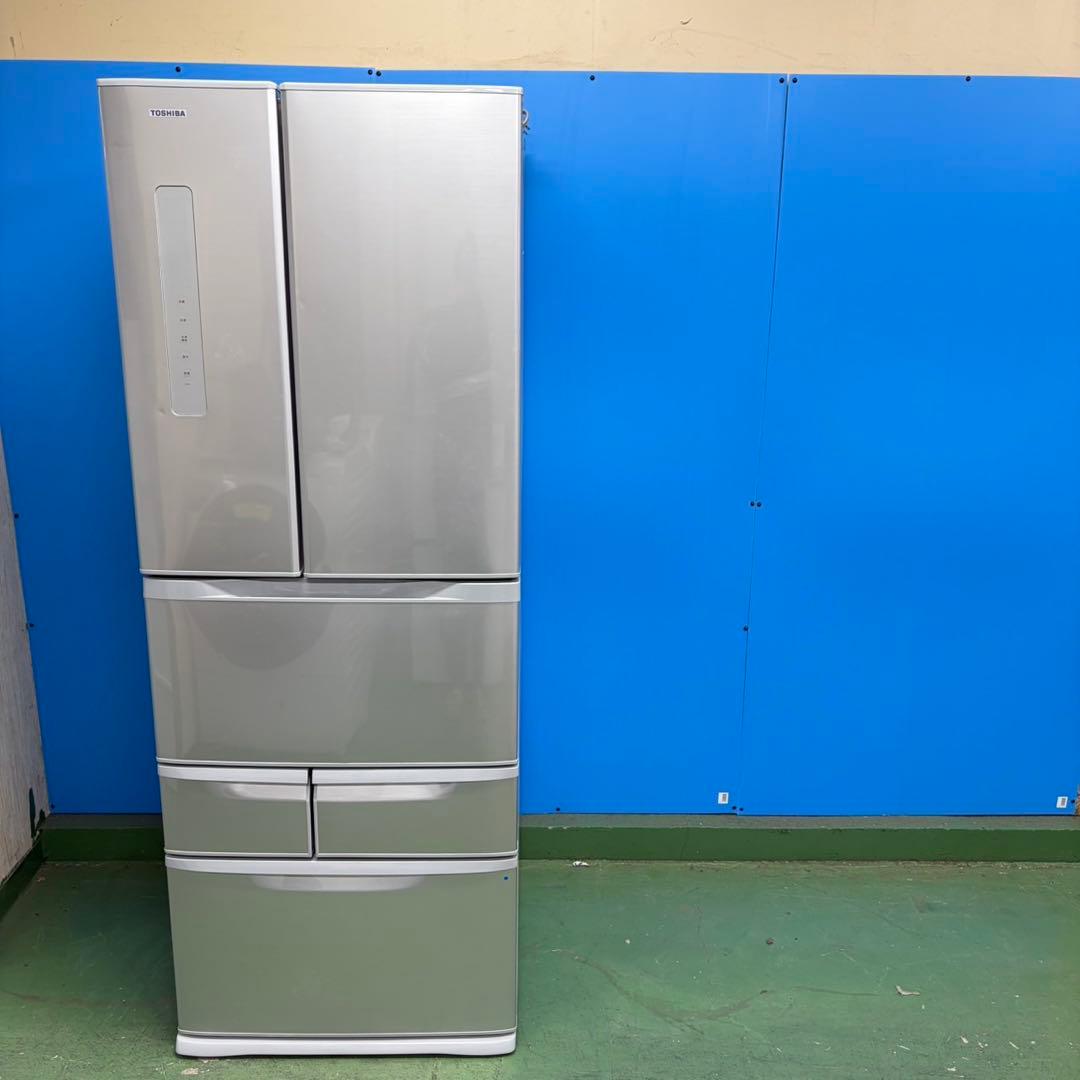 634 ファミリー向け　大型冷蔵庫　6ドア　観音開き　フレンチドア　500L強