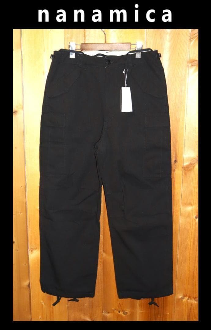 新品 nanamica M-51 カーゴパンツ (W34) BK US Ⓗ
