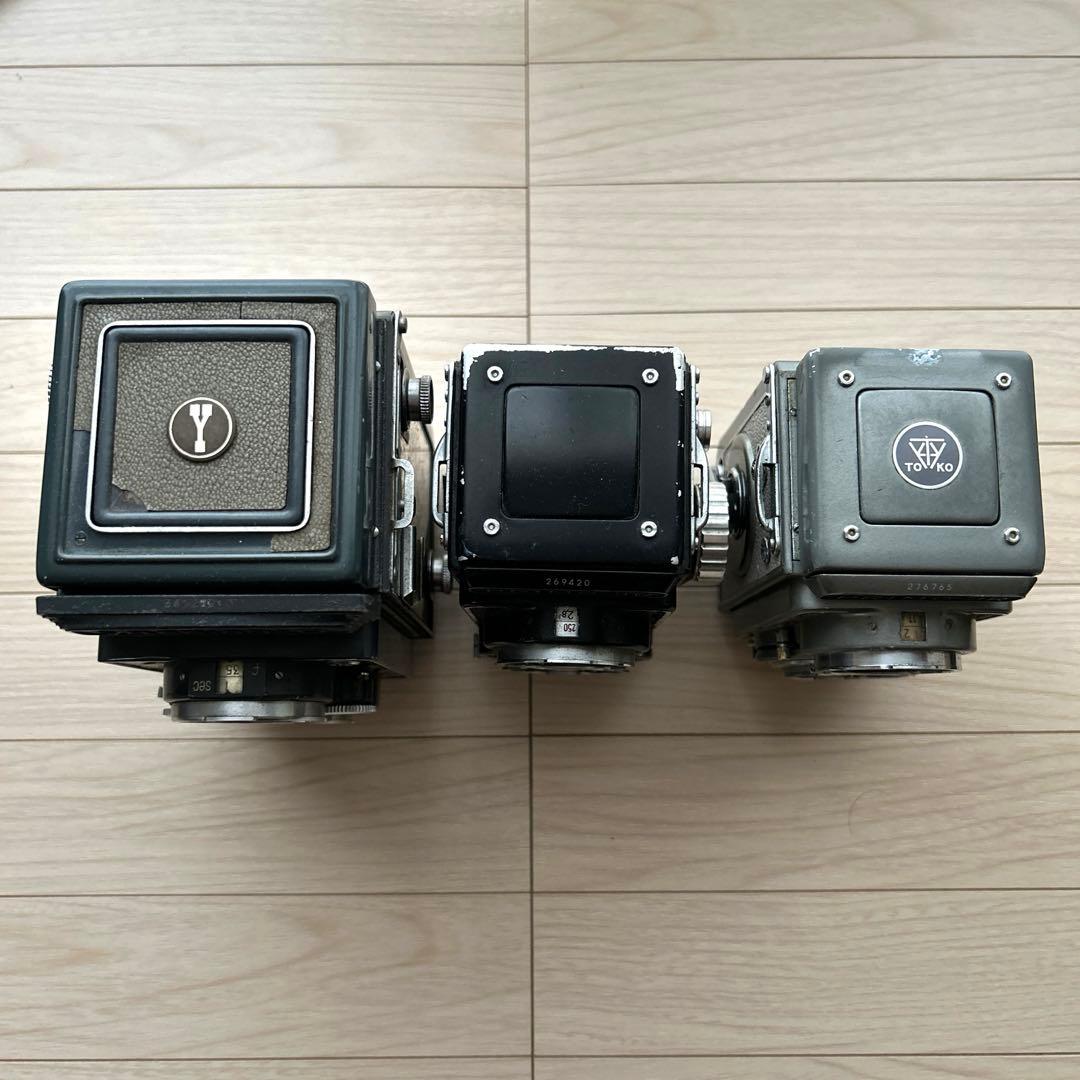 ジャンク 二眼レフカメラ 3台セット YASHICA D PRIMO JR