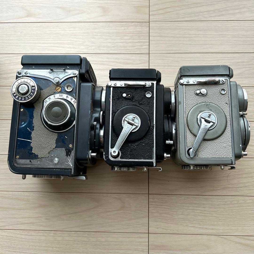 ジャンク 二眼レフカメラ 3台セット YASHICA D PRIMO JR