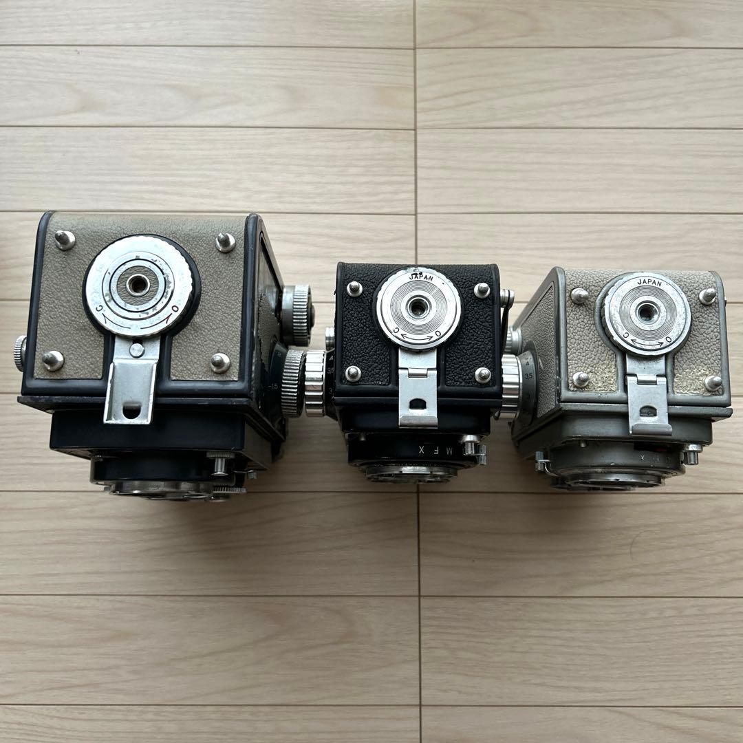 ジャンク 二眼レフカメラ 3台セット YASHICA D PRIMO JR