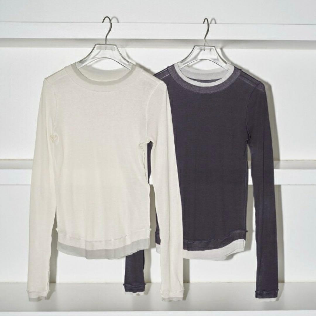 todayfulハイゲージレイヤードロングTシャツ