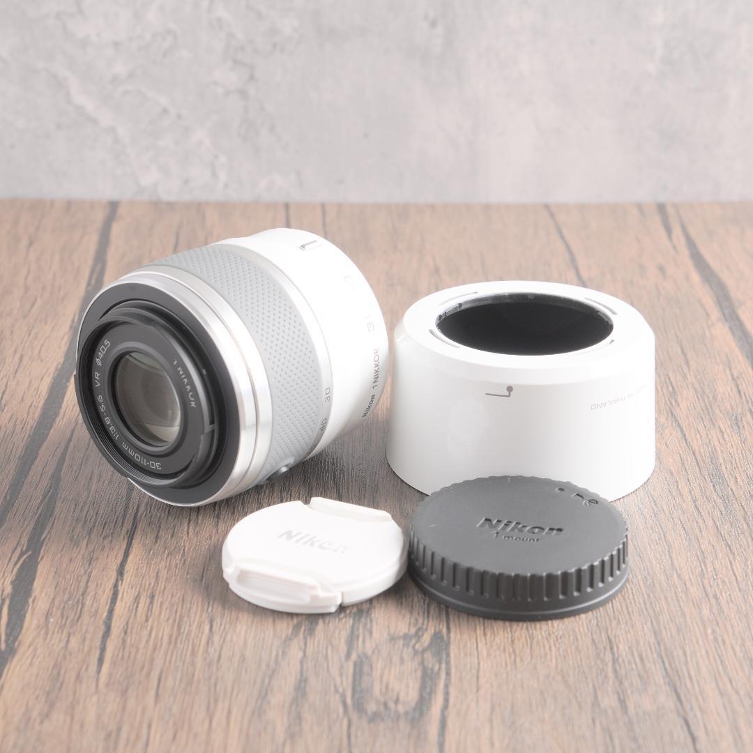 ✨超美品✨手振れ補正付✨1 NIKKOR 30-110mm ホワイト　707-2