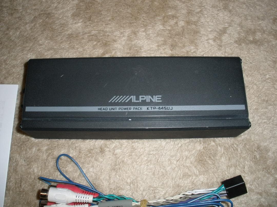 P.P.Pちゃん　ALPINE KTP-445UJ アンプ 配線付