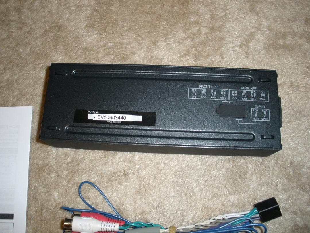 P.P.Pちゃん　ALPINE KTP-445UJ アンプ 配線付